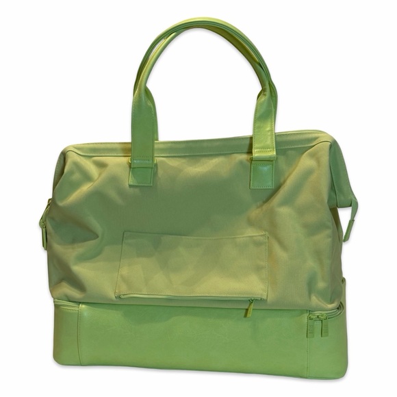 BEIS Weekender Bag in Citron Green Travel - Picture 4 of 8